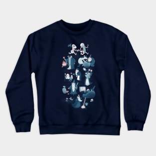 A Shared Flat for Wizards Crewneck Sweatshirt